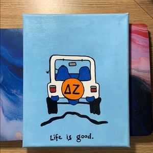 Delta zeta canvas